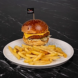 Tavuk Burger Menü+Ayran