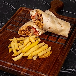 Tavuk Döner Dürüm+Patates Kızartması